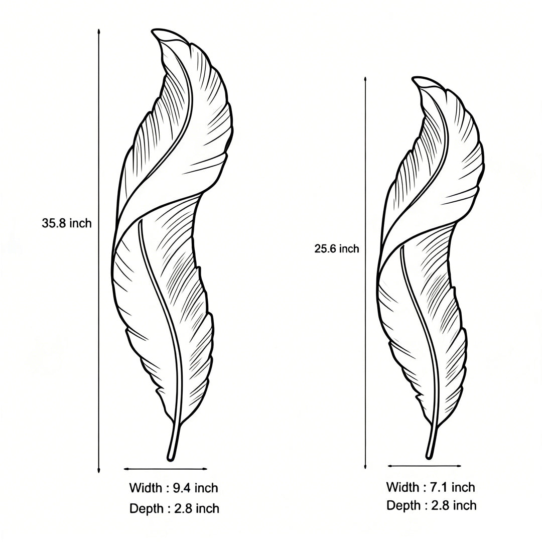 Feather Wall Light - Modern Resin Wall Sconce with Dimmable LED & Three Color Options for Artistic Ambiance 15