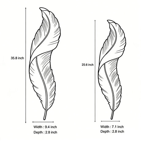 Feather Wall Light - Modern Resin Wall Sconce with Dimmable LED & Three Color Options for Artistic Ambiance 15