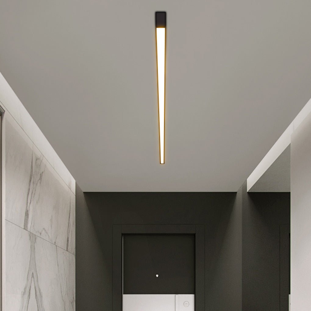 Minimalist LED Ceiling Light - Remote Dimming & Adjustable Length for Versatile Indoor Illumination 8
