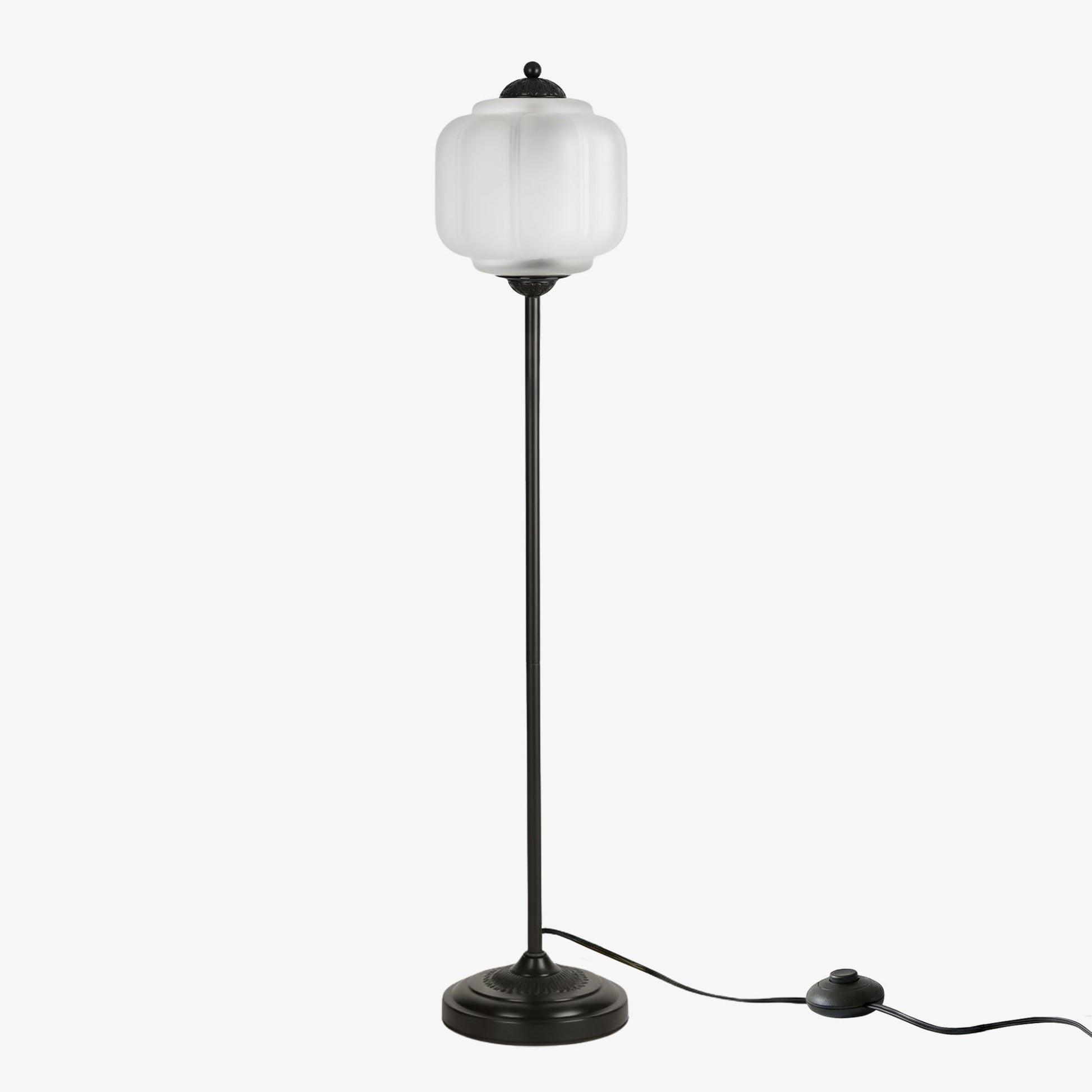 Eloise Collection | Floor Lamp with Unique Retro Glass Design - Stylish Lighting for Living Rooms 3