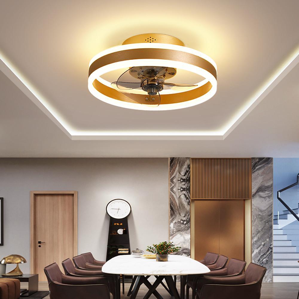 Cylindra Dimmable LED Ceiling Fan - Modern 41 cm Design with Light for Stylish Comfort 5