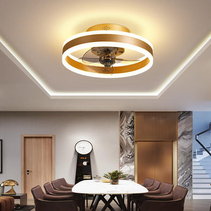 Cylindra Dimmable LED Ceiling Fan - Modern 41 cm Design with Light for Stylish Comfort 5