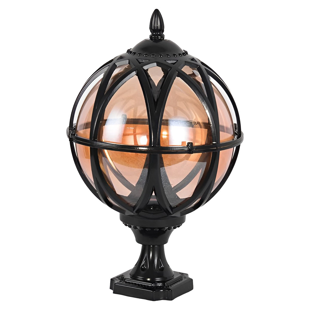 Elegant Globe Outdoor Lamp with Waterproof Design & E27 Socket – Stylish Garden Lights for Courtyard and Pathway Illumination 10