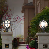 Elegant Globe Outdoor Lamp with Waterproof Design & E27 Socket – Stylish Garden Lights for Courtyard and Pathway Illumination 2