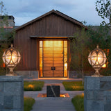 Elegant Globe Outdoor Lamp with Waterproof Design & E27 Socket – Stylish Garden Lights for Courtyard and Pathway Illumination 3