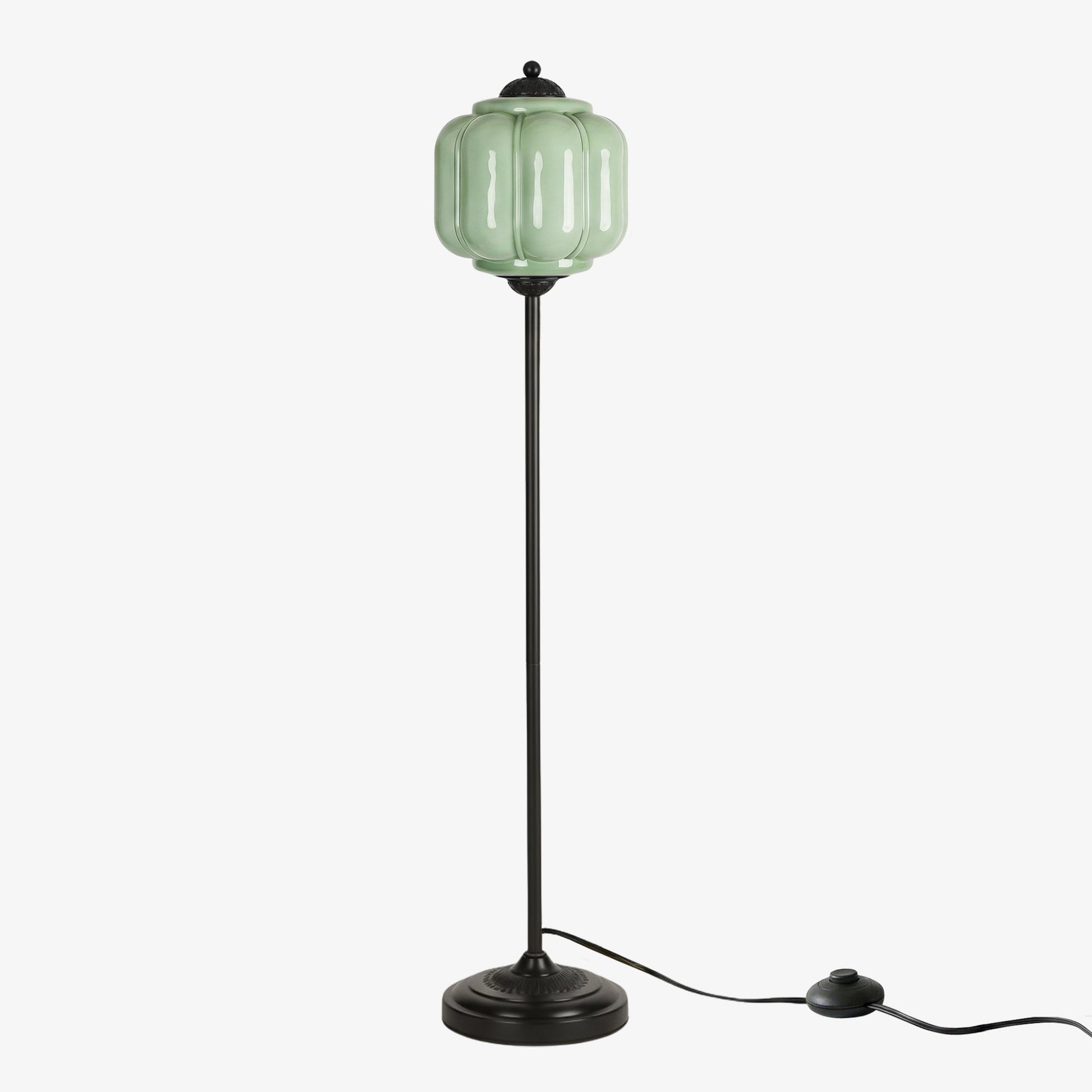 Eloise Collection | Floor Lamp with Unique Retro Glass Design - Stylish Lighting for Living Rooms 2