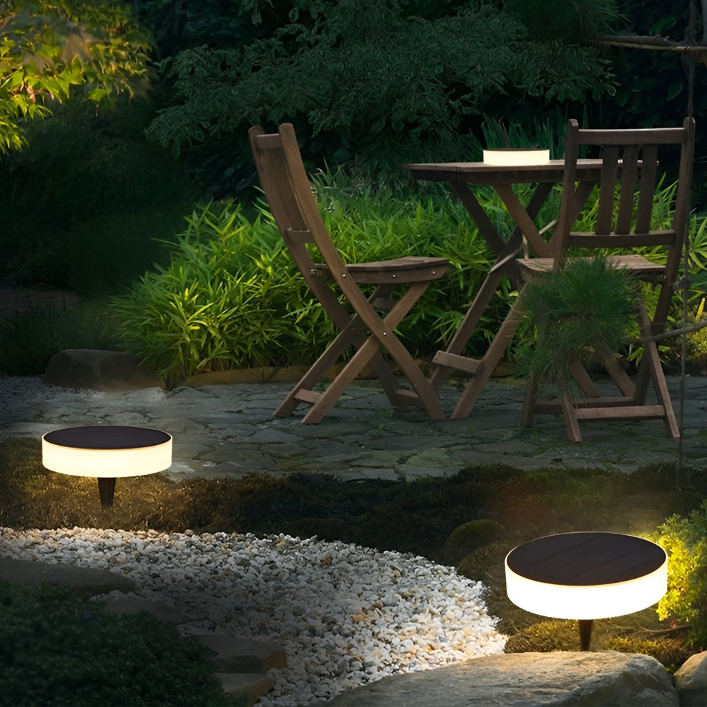 Elegant Ground Solar Lights - LED Landscape Lighting for Pathways & Patios 5
