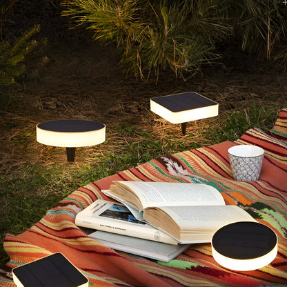 Elegant Ground Solar Lights - LED Landscape Lighting for Pathways & Patios 9