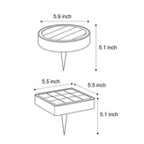 Elegant Ground Solar Lights - LED Landscape Lighting for Pathways & Patios 16