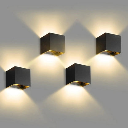 Elegant LED Cube Light Set – Wireless Design with Adjustable Brightness for Stylish Ambiance 9
