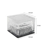 Crystal Glow Solar Step Light - Modern Outdoor Ice Cube Lights with Four Color Options for Elegant Ambiance 14