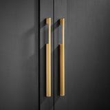 Luxura Brushed Brass Cabinet Handles - Decorative Pulls in Multiple Sizes for Modern Interiors 7