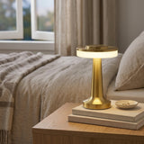 Celestara Cordless LED Table Lamp on bedside nightstand in cozy bedroom