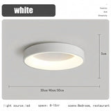 Nordic Round LED Ceiling Light – Remote Control & Energy-Efficient Design for Modern Spaces 11