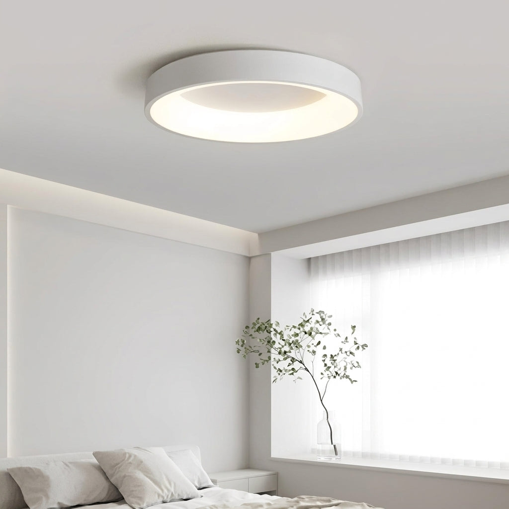 Nordic Round LED Ceiling Light – Remote Control & Energy-Efficient Design for Modern Spaces 1