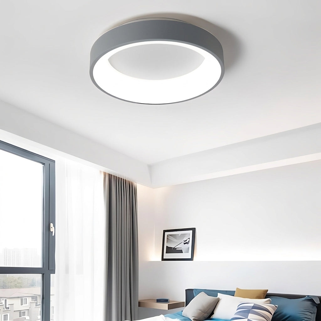 Nordic Round LED Ceiling Light – Remote Control & Energy-Efficient Design for Modern Spaces 3