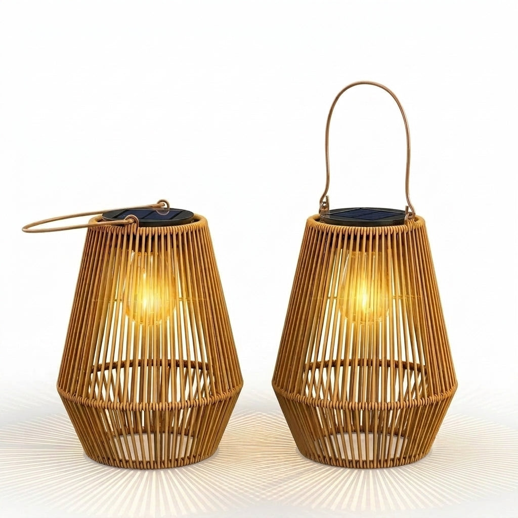 BambuGlow Solar Outdoor Lamp