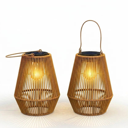 BambuGlow Solar Outdoor Lamp