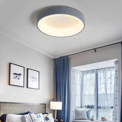 Nordic Round LED Ceiling Light – Remote Control & Energy-Efficient Design for Modern Spaces 4
