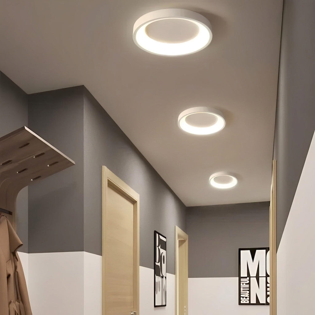 Nordic Round LED Ceiling Light – Remote Control & Energy-Efficient Design for Modern Spaces 9