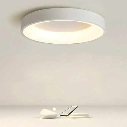Nordic Round LED Ceiling Light – Remote Control & Energy-Efficient Design for Modern Spaces 5