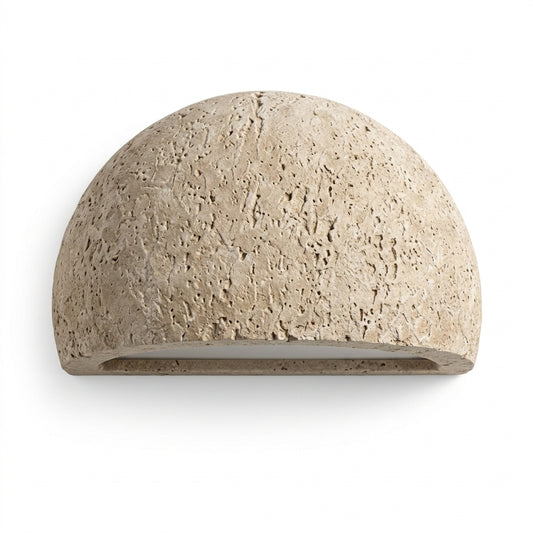 Wabi-Sabi Stone Wall Sconce