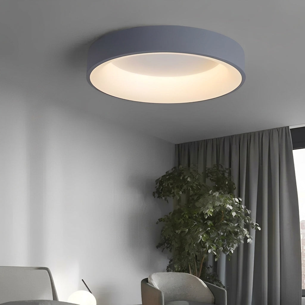 Nordic Round LED Ceiling Light – Remote Control & Energy-Efficient Design for Modern Spaces 8