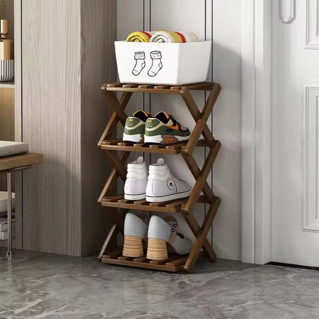 Elara Wooden Shoe Organizer