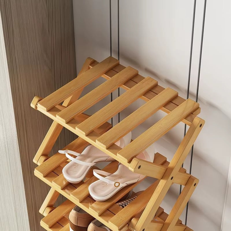 Elara Wooden Shoe Organizer