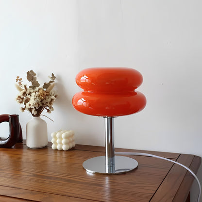 Elegant Glass Table Lamp – Dimmable & Cordless Design for Home and Office 5