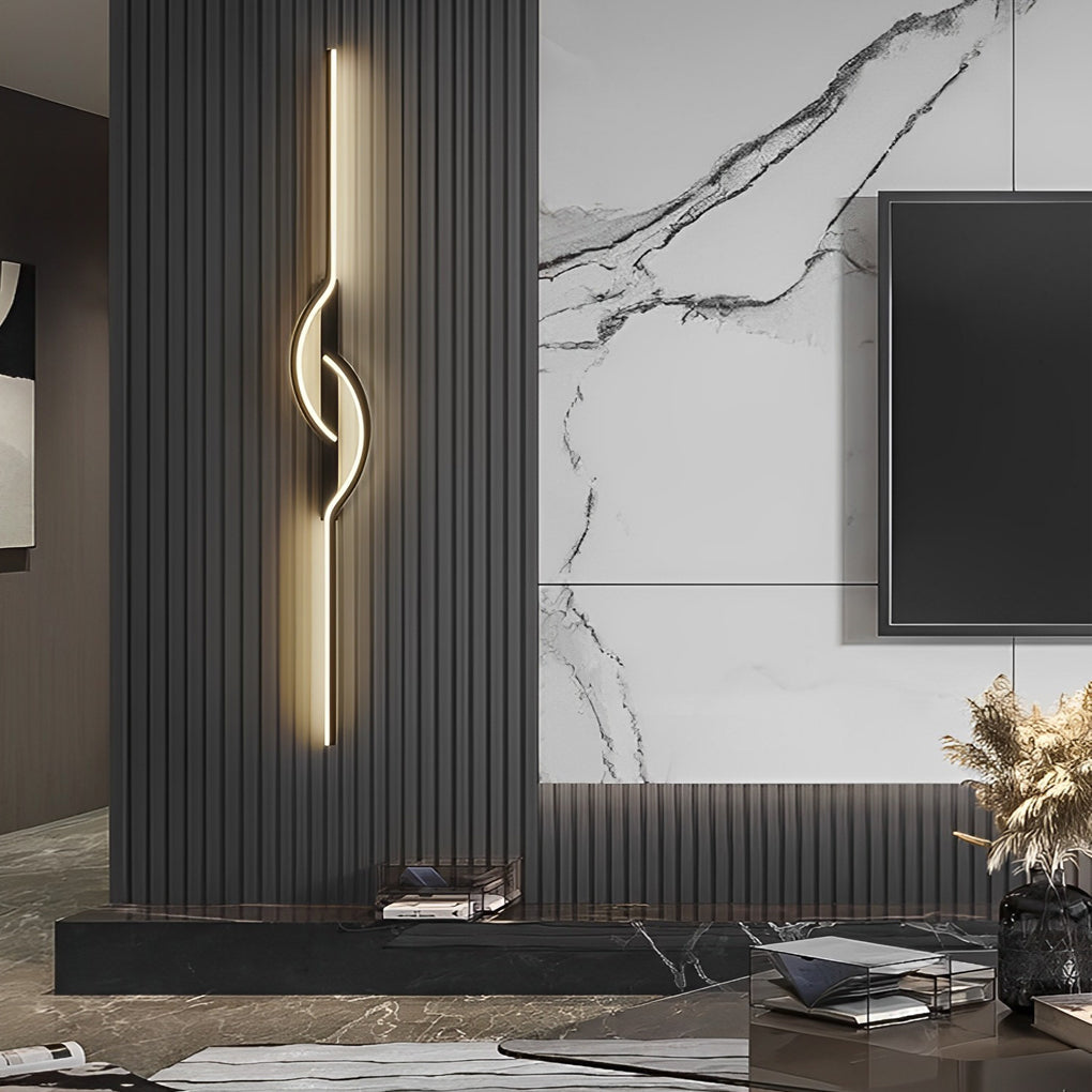 Artisano Modern Linear Wall Sconce - Adjustable LED Lighting with Dimmable Features for Versatile Ambiance 1