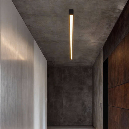 Minimalist LED Ceiling Light - Remote Dimming & Adjustable Length for Versatile Indoor Illumination 18