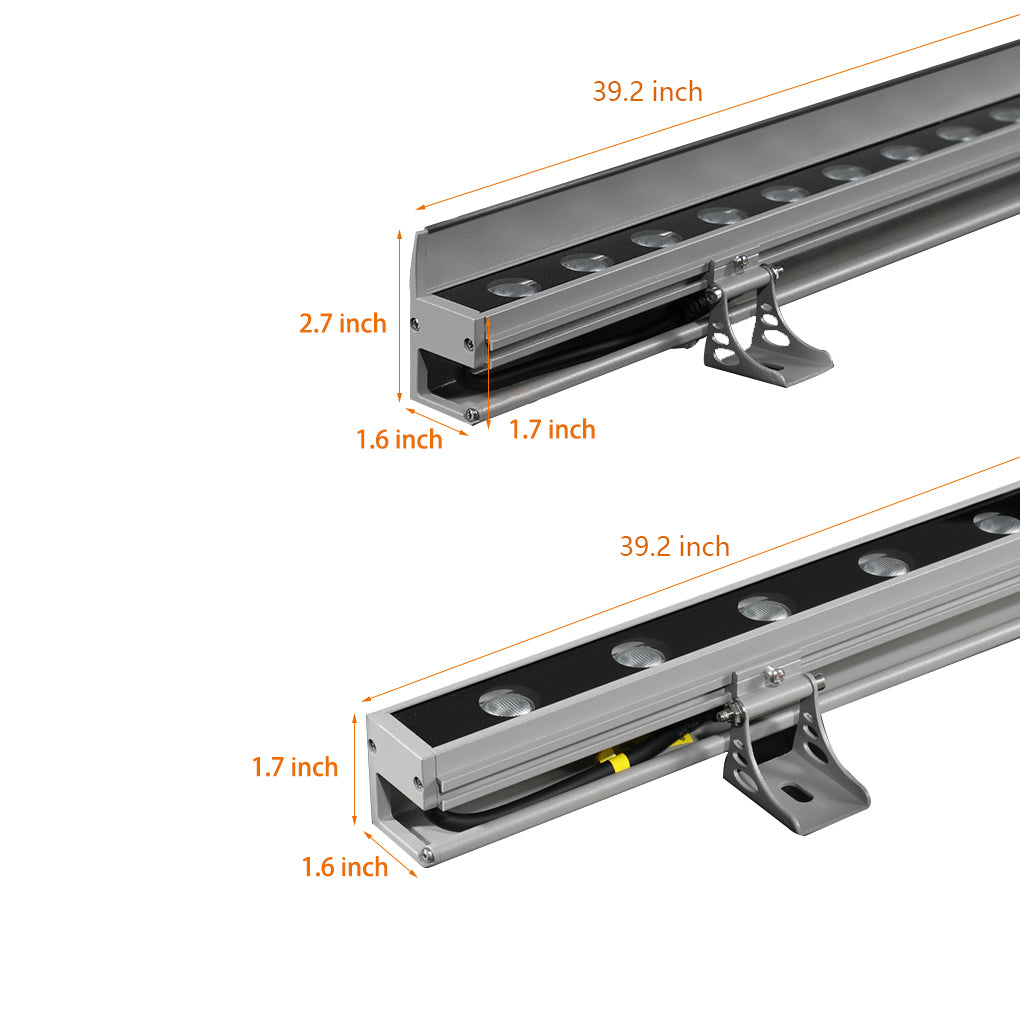 Alumina Linear LED Wall Washer Light - Upward Projection with IP65 Rating for Outdoor Illumination 13