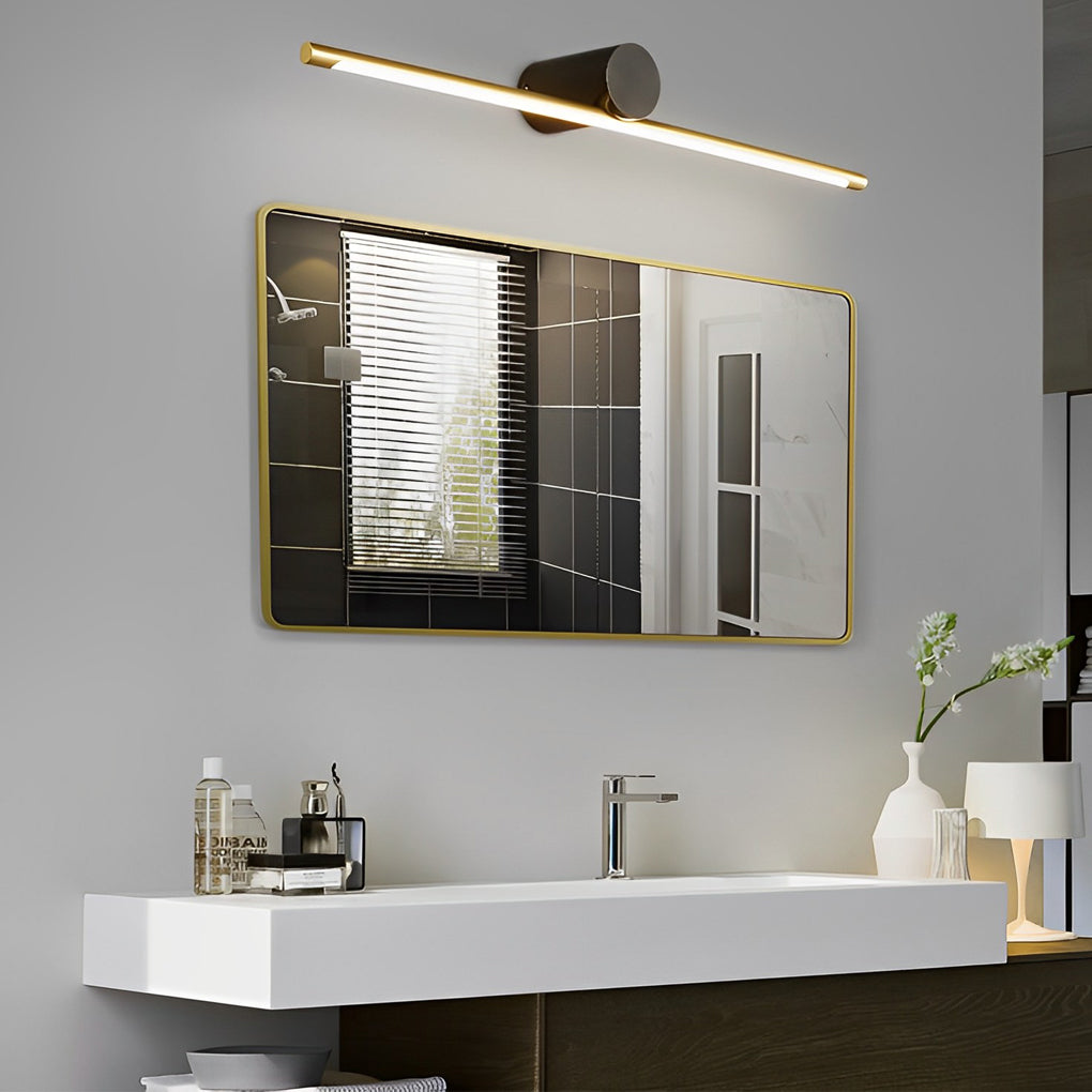 Elegant Linear Vanity Light Bar - Dual-Color Design with Dimmable LED for Modern Bathrooms 1