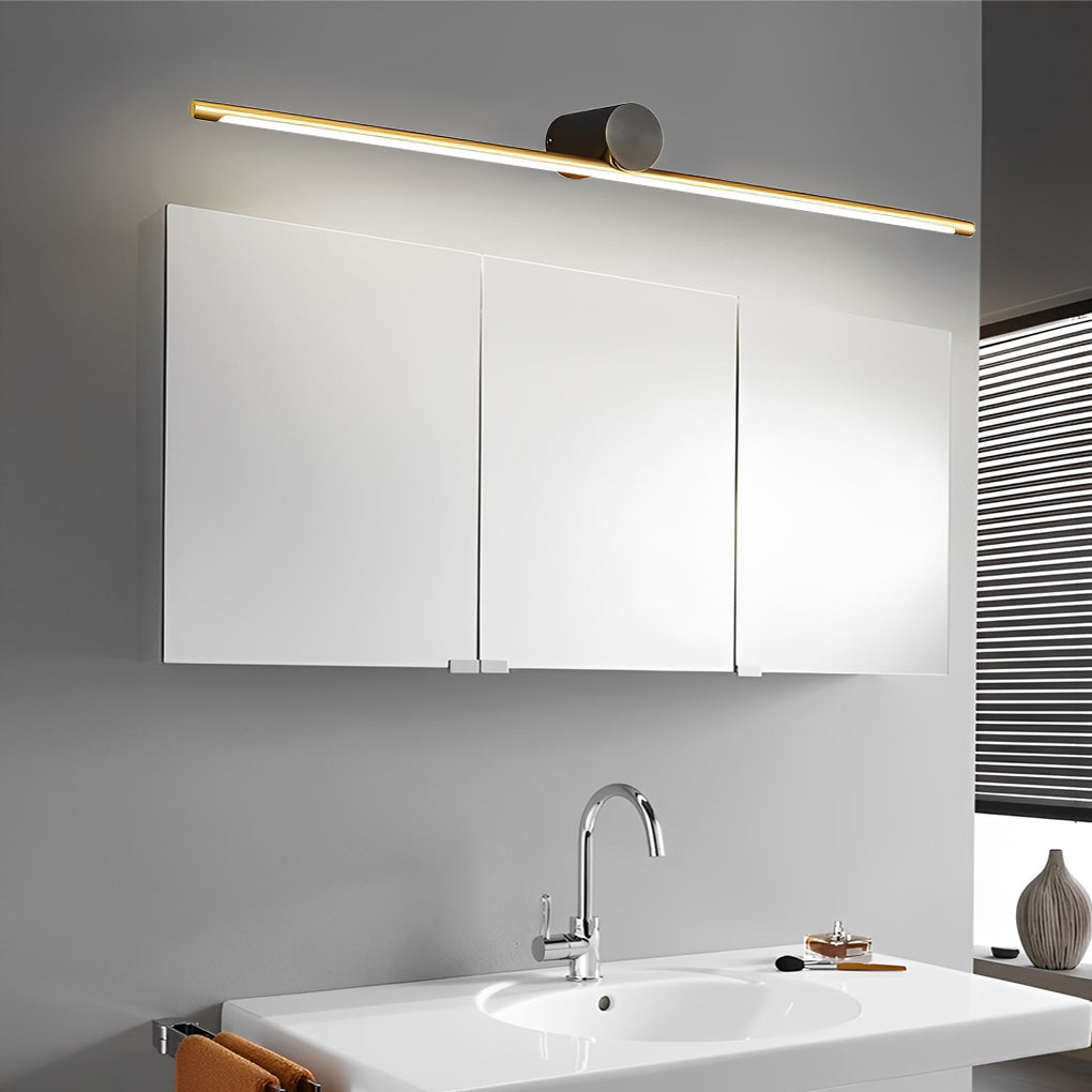 Elegant Linear Vanity Light Bar - Dual-Color Design with Dimmable LED for Modern Bathrooms 2