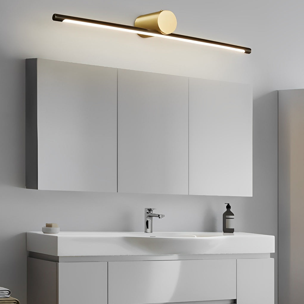 Elegant Linear Vanity Light Bar - Dual-Color Design with Dimmable LED for Modern Bathrooms 4