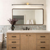 Elegant Linear Vanity Light Bar - Dual-Color Design with Dimmable LED for Modern Bathrooms 5