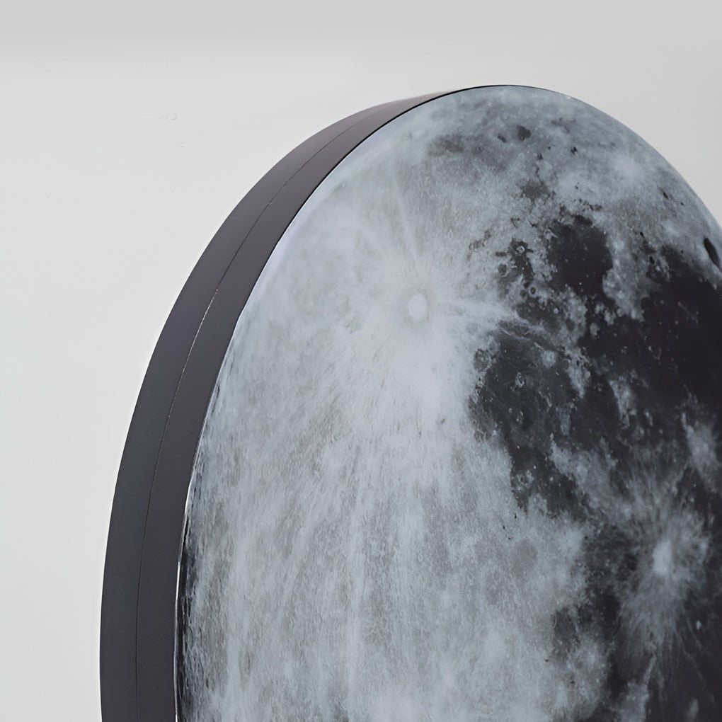 Lunar Moon-Shaped LED Wall Lamp - Dimmable Design for Artistic Ambiance 12