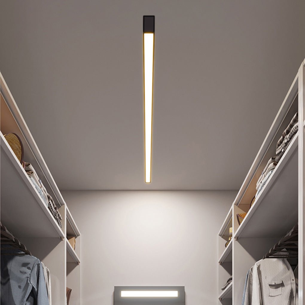 Minimalist LED Ceiling Light - Remote Dimming & Adjustable Length for Versatile Indoor Illumination 2