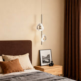 Modern Crystal Pendant Light - Adjustable Dual-Light Design with Three-Color Dimming for Elegant Spaces 4
