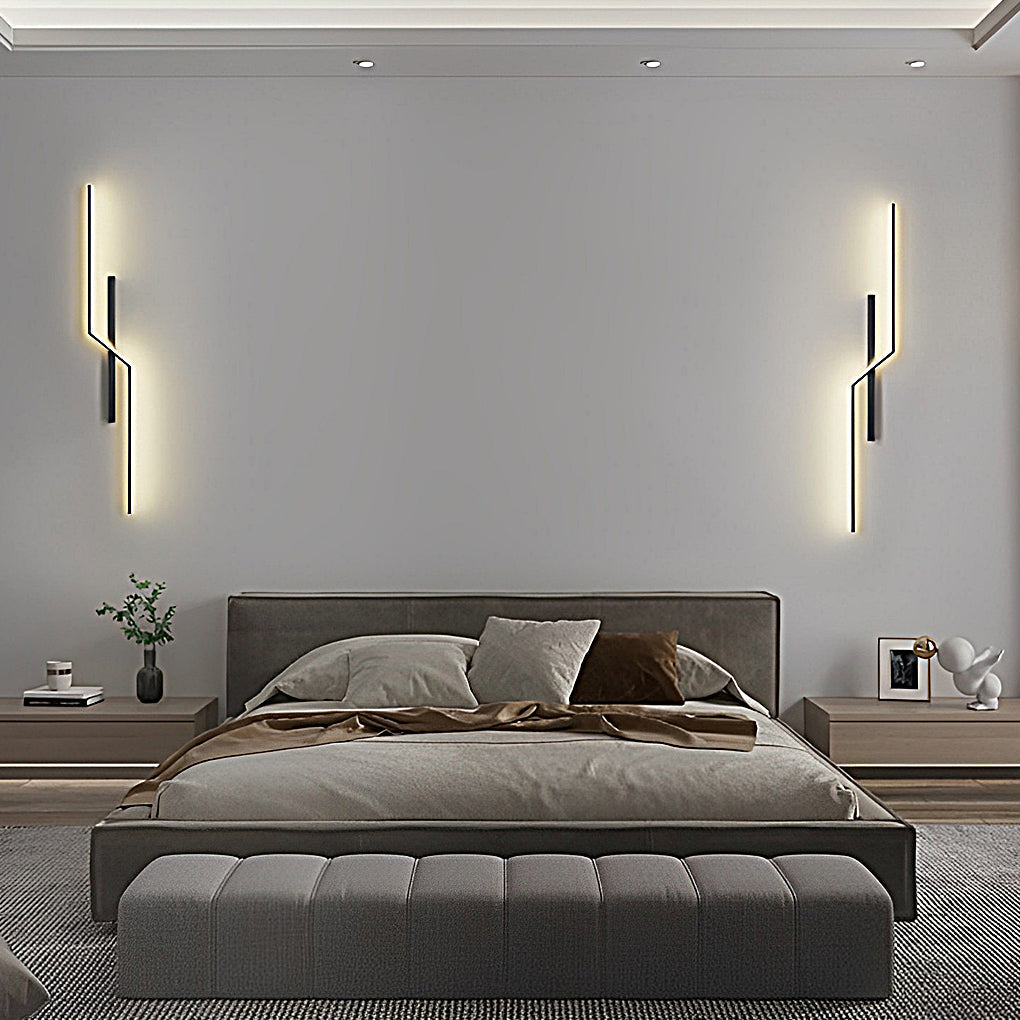 Modern Linear Wall Sconce Lighting - Minimalist Design with Soft Light for Cozy Ambiance 3