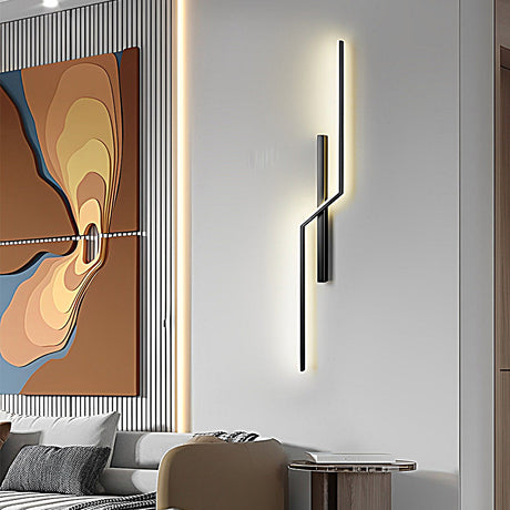 Modern Linear Wall Sconce Lighting - Minimalist Design with Soft Light for Cozy Ambiance 1