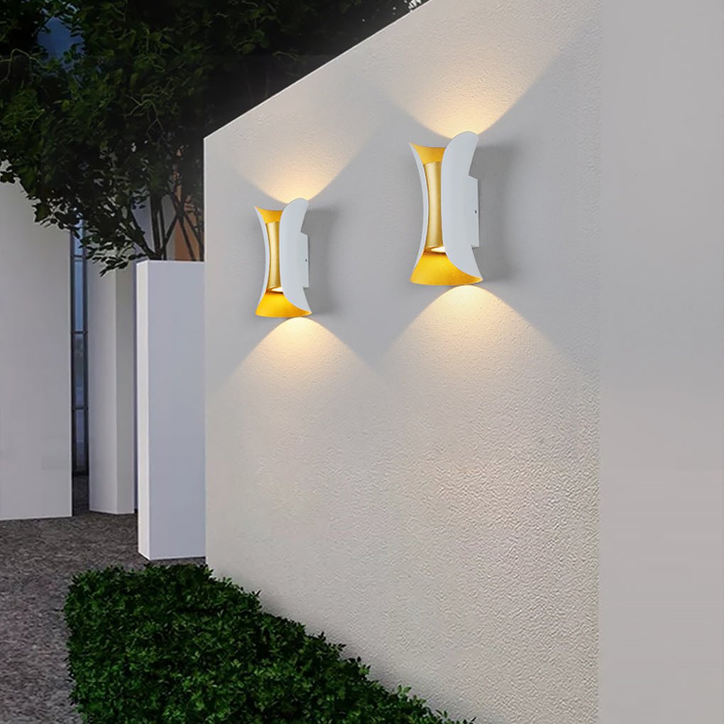 Aureli LED Outdoor Wall Lamps - Waterproof Up-and-Down Lighting for Stylish Illumination 4