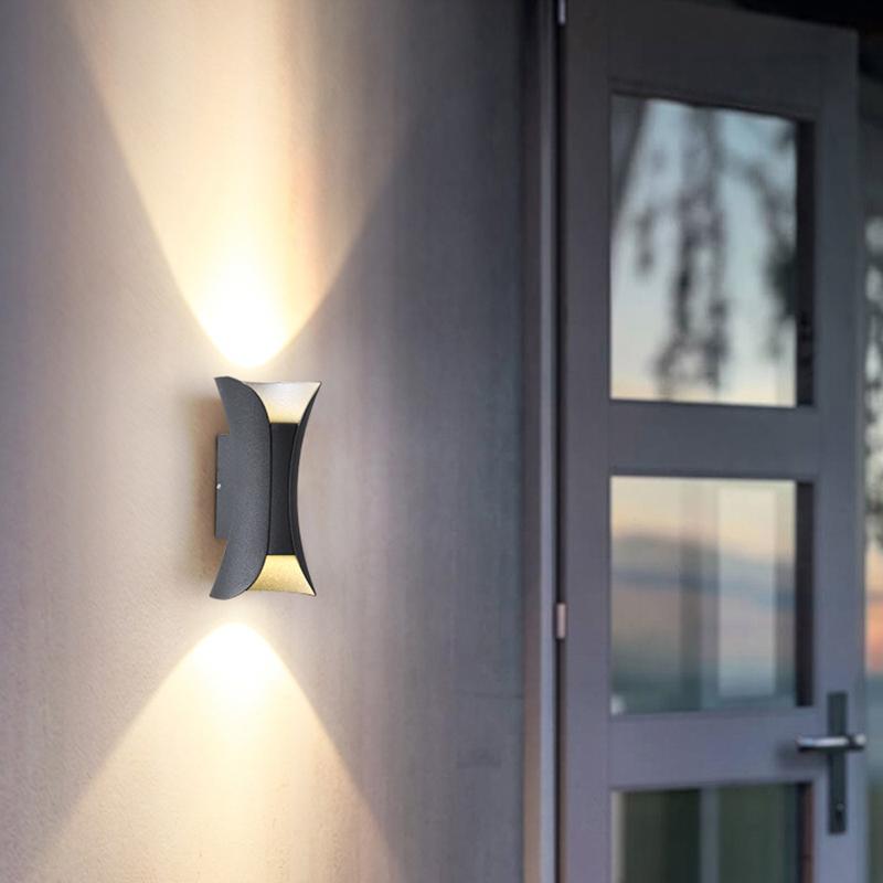 Aureli LED Outdoor Wall Lamps - Waterproof Up-and-Down Lighting for Stylish Illumination 6
