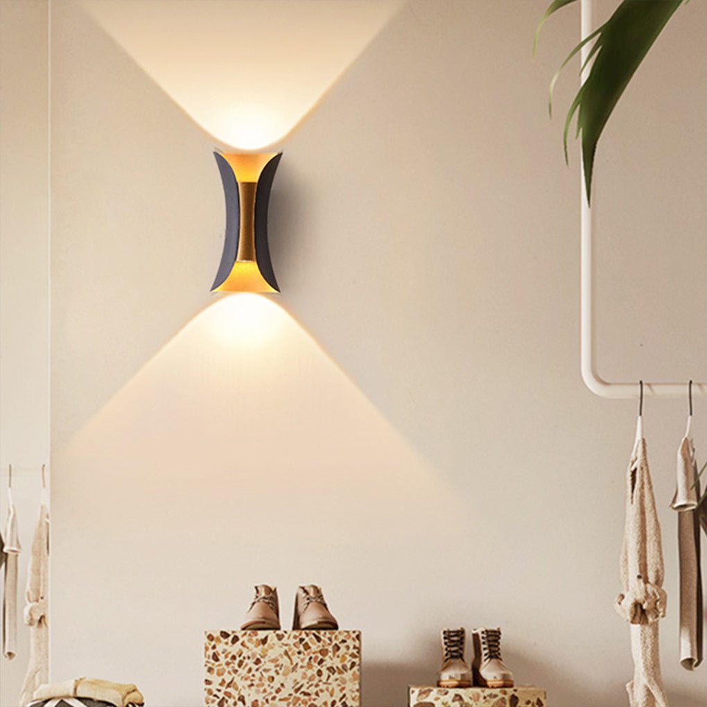 Aureli LED Outdoor Wall Lamps - Waterproof Up-and-Down Lighting for Stylish Illumination 1