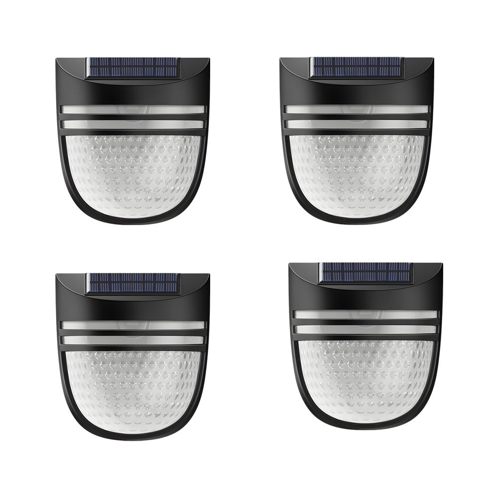 Voneva Solar Wall Lights Outdoor Fence 4-Pack hero
