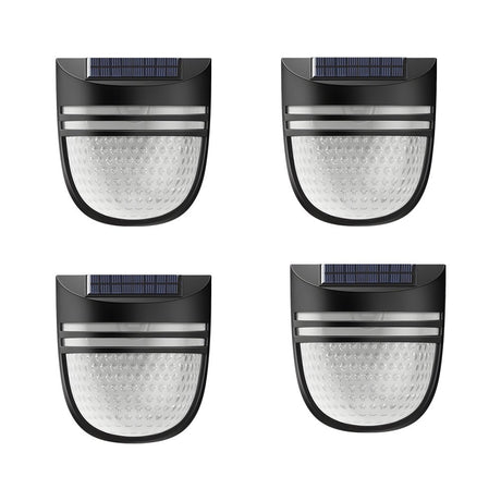 Voneva Solar Wall Lights Outdoor Fence 4-Pack hero
