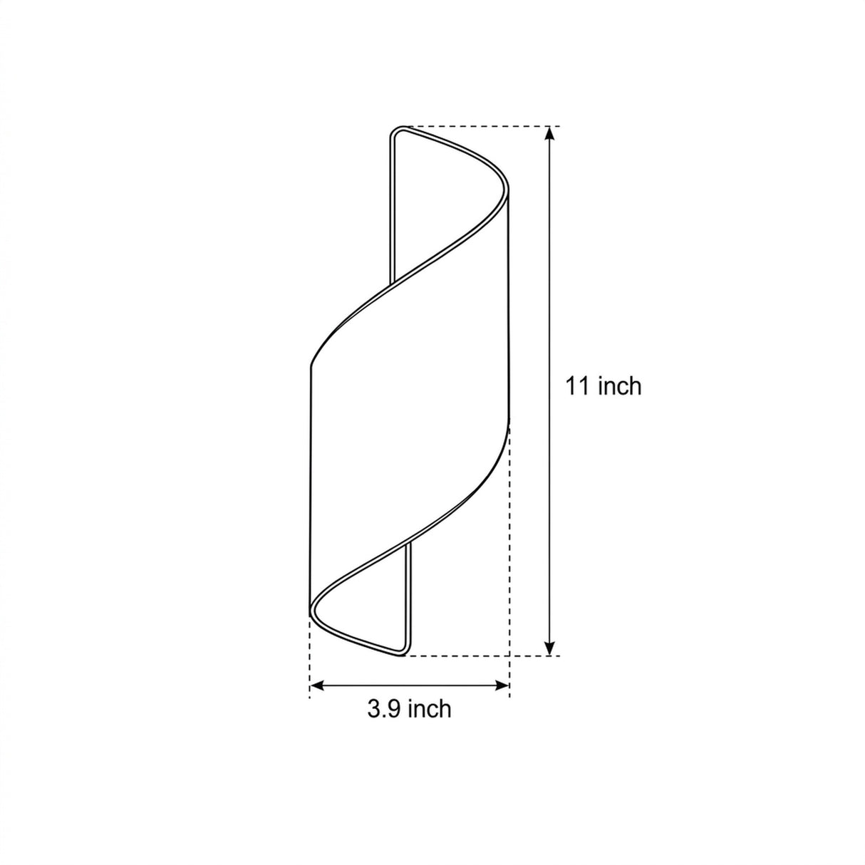 Spiral LED Outdoor Wall Light - Waterproof Dual-Sided Design for Modern Ambiance 17