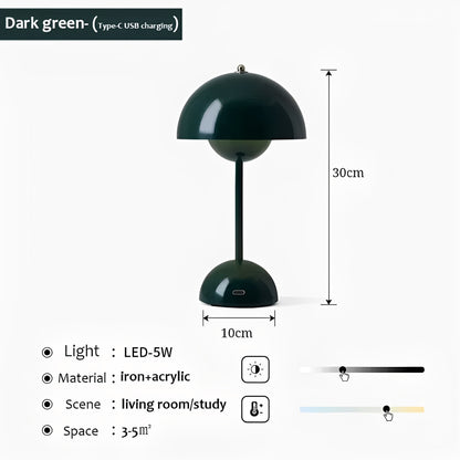 Elegant Wireless Table Lamp – Cordless LED Desk Lamp with Adjustable Brightness for Versatile Lighting 23