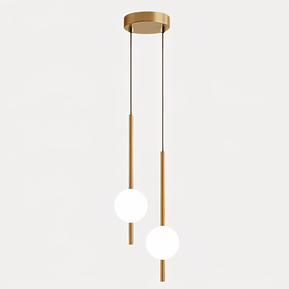 Elegant Glass Pendant Light – Adjustable Chain for Modern Kitchen Lighting 3